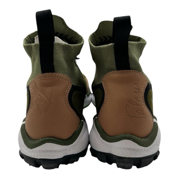 Nike Air Zoom Talaria Mid Flyknit Premium Shoes Mens 10.5 Palm/Legion Green FK - Picture 8 of 14